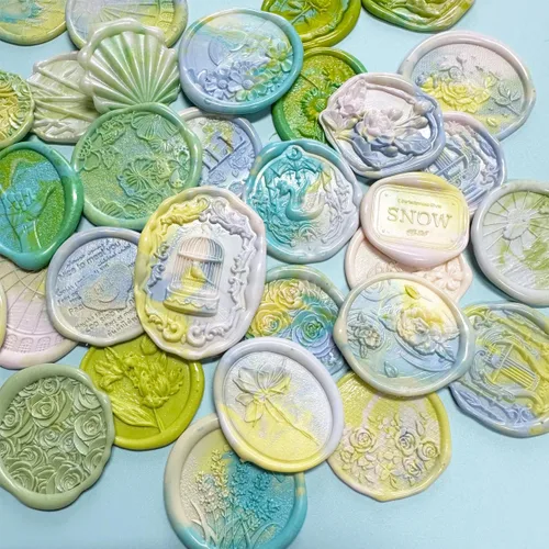 Miniatura 5 de 330PCS Cuentas de sellado de cera multicolor para sello de cera