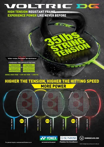 Miniatura 6 de YONEX Voltric 0.5DG Blend - Raqueta de bádminton