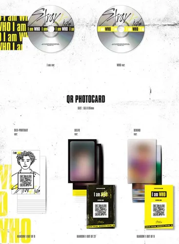 Miniatura 3 de Stray Kids I am Who (Versión Soy Yo) 2º Mini Álbum CD+Libro de Fotos+3 Tarjetas Fotográficas QR+Póster de Letras+Regalo