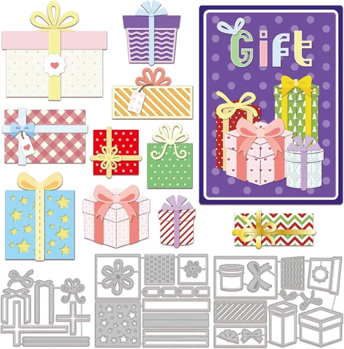 Miniatura 13 de INFUNLY Palabras sellos y troqueles de corte de vacaciones y sellos transparentes para hacer tarjetas, bricolaje, álbumes de recortes, decoración