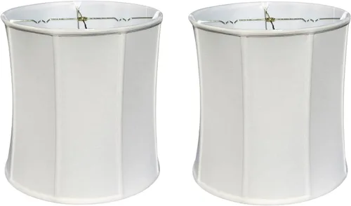 Miniatura 18 de Royal Designs, Inc. BSO-719-10BG pantalla para lámpara resistente básica con forma de tambo, 9 x 10 x 10 pulgadas, Beige