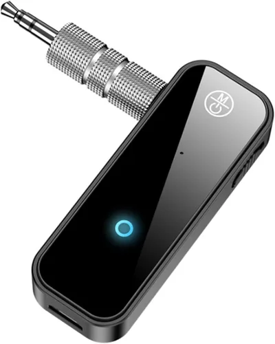 Receptor transmisor Bluetooth 5.3 2 en 1, adaptador de audio Bluetooth inalámbrico AUX para coche, TV, altavoz, sistema estéreo y auriculares