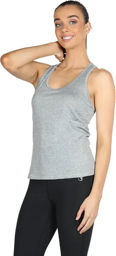 Miniatura 4 de icyzone - Camiseta deportiva y sin mangas para mujer con espalda cruzada (paquete de 3 unidades)