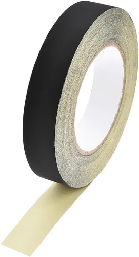 Miniatura 7 de uxcell Cinta de tela de acetato de 0.394 in para portátil reparación de guitarra eléctrica auto cinta adhesiva de alta temperatura negro 98.4