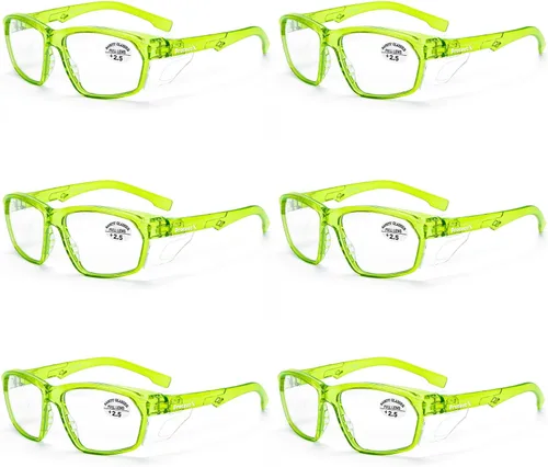 Miniatura 17 de ProtectX Lentes de lectura elegantes para mujeres y hombres, antivaho y antiarañazos, protección UV, gafas de seguridad antiimpactos