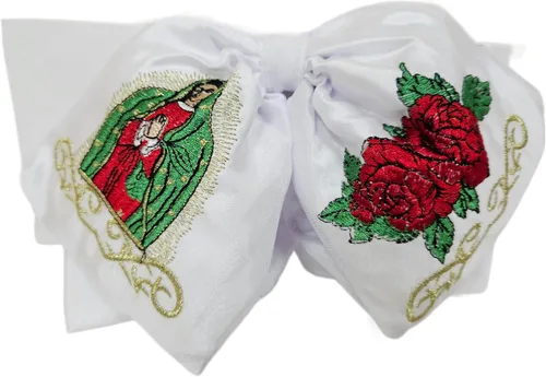 A&C Quinceañeras and More Charro mexicano con bordado Virgen de Guadalupe Moño charro con Virgen de Guadalupe bordada