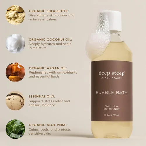 Miniatura 7 de Deep Steep Baño de burbujas, 10 oz (lavanda vainilla)