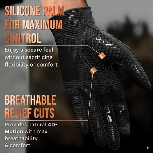 Miniatura 3 de Copper Tech Plus Ladies Golf Gloves Women (2nd Gen) Copper Compression Joint Support with Flexible & Comfortable Fit Tacky Silicone Pad