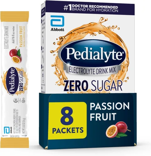 Miniatura 6 de Pedialyte Mezcla de bebidas con electrolitos sin azúcar Hidratación con electrolitos clave Gran hidratación baja en calorías Fresa, 24