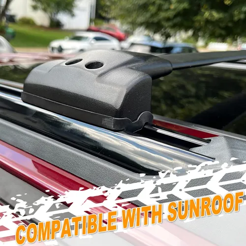 Miniatura 5 de Barras transversales mejoradas de 260 LBS para Jeep Grand Cherokee 2011-2021, portaequipaje de techo de aleación de aluminio con abrazaderas