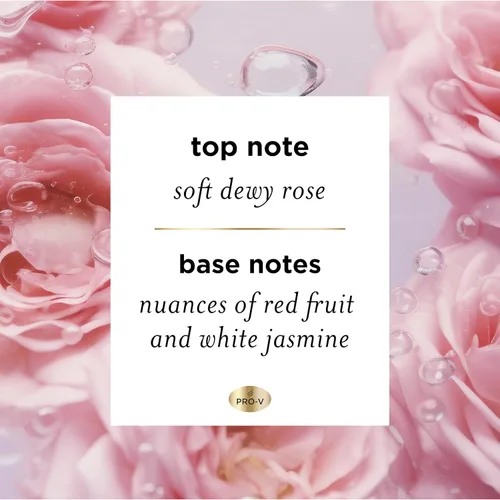 Miniatura 10 de Pantene Nutrient Blends Miracle Moisture Boost - Champú y acondicionador de agua de rosas, paquete doble para cabello seco, sin sulfatos