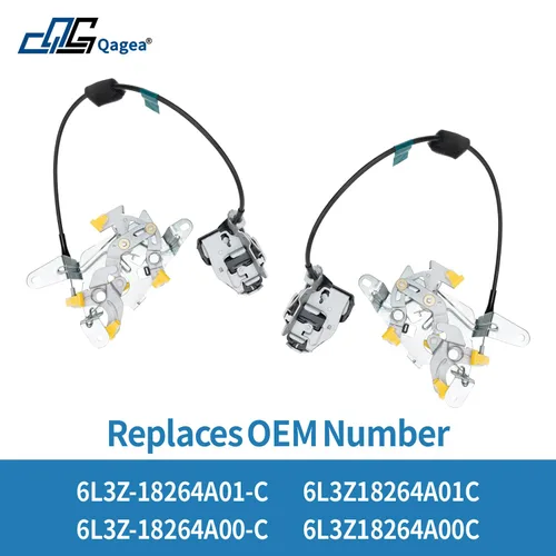Miniatura 3 de Pestillos de bloqueo inferiores de puerta trasera - Lado izquierdo del conductor y lado derecho del pasajero - Reemplazo para Ford F-150 F-250 HD