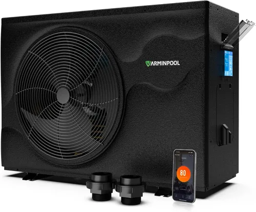 Miniatura 15 de Bombas de calor para piscina, bomba de calor de piscina de 30,000 BTU para piscinas sobre el suelo de hasta 8000 galones, control WiFi