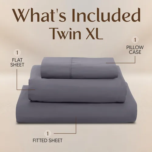 Miniatura 222 de Utopia Bedding Juego de sábanas Queen – Sábanas de 4 piezas para cama tamaño Queen, microfibra suave y transpirable, incluye 1 sábana bajera, 1 Gris