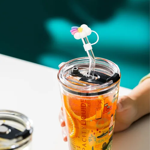 Miniatura 4 de Stanley Cup - Cubierta de popote para copa Stanley, 6 unidades, compatible con vasos Stanley de 30 y 40 onzas, accesorios para tazas Stanley