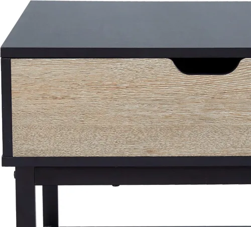 Miniatura 9 de Peaktop - Mesa auxiliar elevable con almacenamiento y patas de metal