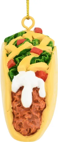 Miniatura 4 de Tree Buddees Adorno navideño de comida de tacos