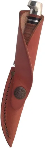 Miniatura 3 de Funda de piel pequeña para cuchillo de cazador