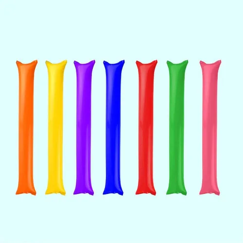 Miniatura 2 de Bam Bam Thunder Sticks - Juego de 50 palos de plástico para animar, palitos de plástico para aplaudir, inflables, largos y ruidos, para estadio