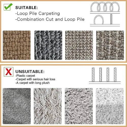 Miniatura 3 de WILLBOND - Cubierta para cable de alfombra, protector de cable, cubierta para suelo, protector de cable, solo para alfombras de oficina comerciales