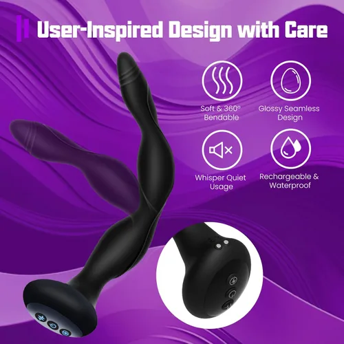 Miniatura 5 de Juguetes sexuales masculinos con cuentas anales, juguetes para adultos con estimulación de choque de calor, vibrador, 50 juegos múltiples
