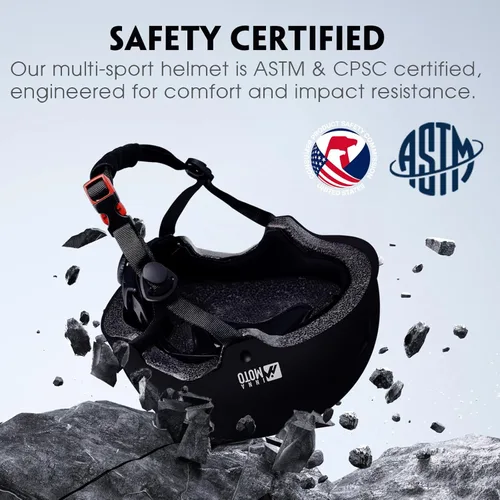 Miniatura 2 de Casco de patineta para adultos - Casco de seguridad certificado ajustable para patinaje, bicicleta, monopatín, ciclismo, patinaje, patinaje, cascos