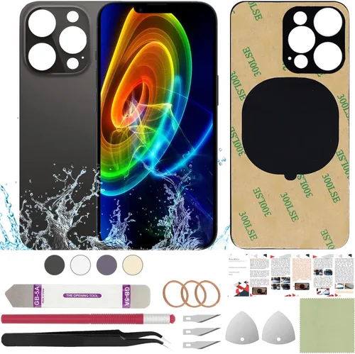 Miniatura 25 de Funda trasera de repuesto compatible con iPhone 8 de 4.7" + Herramientas profesionales (Gris espacial)