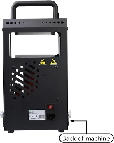 Miniatura 7 de Máquina de prensa de calor hidráulica 5T con placas de calefacción dobles de 5 toneladas Máquina de prensa de calor manual de 4.1 x 4.7 pulgadas