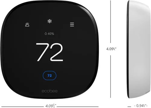 Miniatura 13 de ecobee Termostato inteligente mejorado, termostato Wifi programable, funciona con Siri, Alexa, Google Assistant, certificado Energy Star, hogar