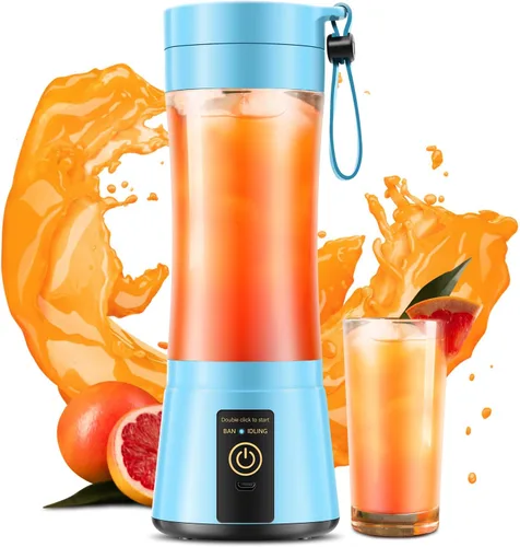 Miniatura 12 de 12 Oz Cordless Portable Personal Size Blender - Mini Blender Make Smoothies and Shakes, Cordless Lightweight Rechargeable, Freshly Squeezed in