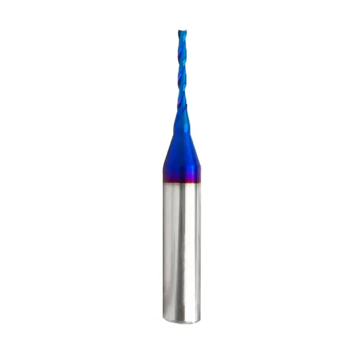 Miniatura 23 de Ruhi - Broca de enrutador en espiral Upcut de 3 flautas de 1/4 pulgadas, diámetro de corte de 1/8 pulgadas, CL, carburo sólido OVL de 2-1/2 pulgadas