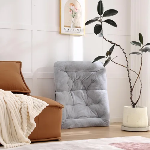 Miniatura 8 de Cómoda silla plegada, silla plegable de gran tamaño de piel sintética suave, silla flexible para adultos y niños, silla lunar con marco de metal