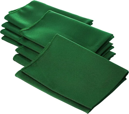 Miniatura 115 de LA Linen Paquete de 10 servilletas de popelina de poli, servilletas de tela suave, servilletas lavables y reutilizables, servilletas de mesa