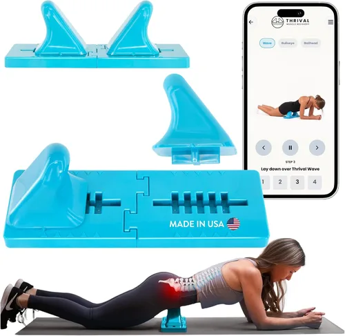 Miniatura 9 de Thrival - Herramienta de liberación muscular completamente ajustable para psoas, flexor de cadera, espalda, glúteo, iliaco y cuello para liberación
