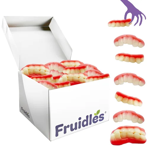 Miniatura 8 de Fruidles Gummi Teeth Candy, deliciosas gomitas de sabores de frutas (1 libra)