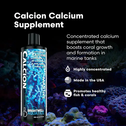 Miniatura 2 de Brightwell Aquatics Calcion - Suplemento de calcio iónico concentrado para acuarios de arrecifes y agua salada Apoya el crecimiento de coral