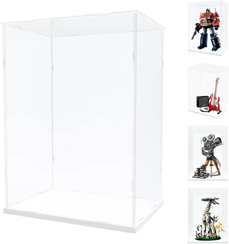 Miniatura 31 de Choowin - Caja de exhibición de acrílico para Lego Car Dodge Charger Batmobile Jazz Quartet - Caja de exhibición de acrílico transparente engrosado