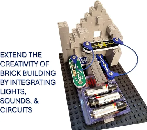 Miniatura 12 de Snap Circuits BRIC: Estructuras Kit de exploración de módulo y electrónica Más de 20 proyectos de matriz y módulo Manual de proyecto a