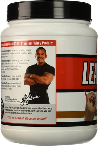 Miniatura 4 de Labrada Nutrition Lean Body Premium Whey Protein en polvo, chocolate, 24 onzas