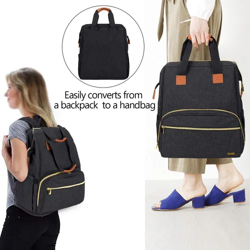 Miniatura 6 de Teamoy Bolsa para extractor de leche compatible con Spectra S1, S2, Medela y bolsa enfriadora, bolsa convertible para extractor de leche y mochila