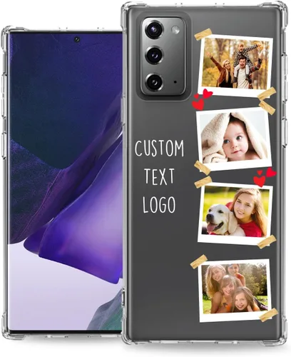 Miniatura 8 de Funda personalizada para Galaxy Note 20 Samsung Phone Ultra Picture Photo Monogram Name – Funda personalizada Make Note20 delgada delgada suave goma