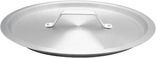 Miniatura 6 de TrueCraftware - Tapa de olla de aluminio de 5 cuartos de galón de 9 pulgadas de diámetro x 5/8 pulgadas de grosor: tapa de olla multiusos