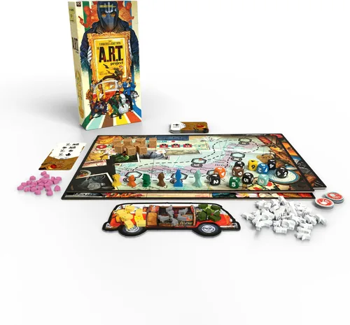 Miniatura 3 de The A.R.T. Project Juego de mesa de estrategia cooperativa Redacción de cartas, juego de zona de control Coop y juego en solitario
