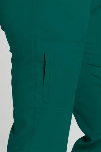 Miniatura 3 de Grey's Anatomy - Pantalón de uniforme médico de frente plano, con 6 bolsillos, para mujer