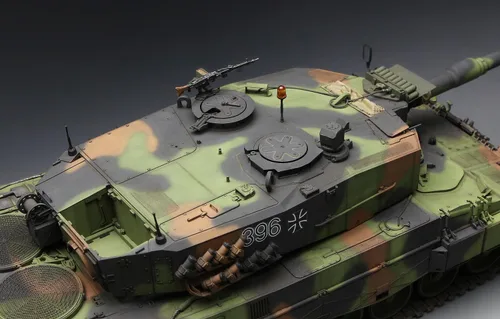 Miniatura 5 de Meng Kit de modelo de tanque de batalla principal alemán leopardo