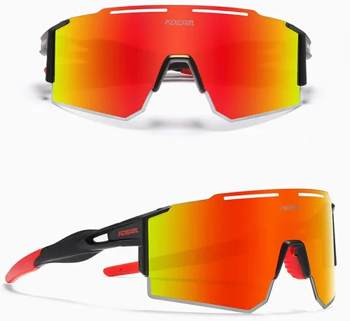 Miniatura 2 de Gafas de sol polarizadas deportivas para mujeres y hombres, UV400, gafas de ciclismo, béisbol, correr, pesca, al aire libre, resistentes al viento C5
