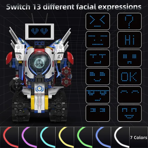 Miniatura 2 de Robot 5 en 1 para niños de 8 a 12 años, control remoto y robótica programable por APP, juguetes de codificación visual - kit educativo de ciencias