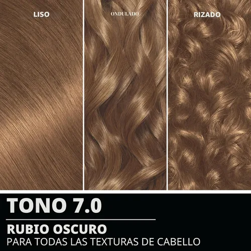Miniatura 7 de Garnier Color de Cabello Olia Tinte Permanente Sin Amoníaco Color Brillante Rico en Aceite, 7.0 Rubio Oscuro, 2 Unidades (El Empaque Puede Variar)