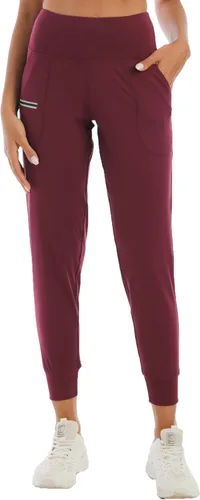 Miniatura 136 de Kcutteyg - Pantalones deportivos con bolsillos para mujer, diseño suave, ligero y de secado rápido, para entrenamiento, gimnasia, yoga y correr