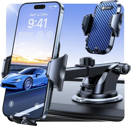 Miniatura 12 de VICSEED [N.º 1 en succión potente] [Estabilidad de grado de carreras de rally] Soportes para teléfonos para su automóvil 2025 Soporte para teléfonos
